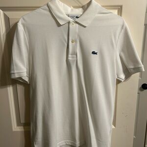 Lacoste Men's Polo Shirt in Classic White